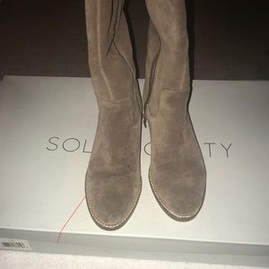 Sole Society Suede Boots